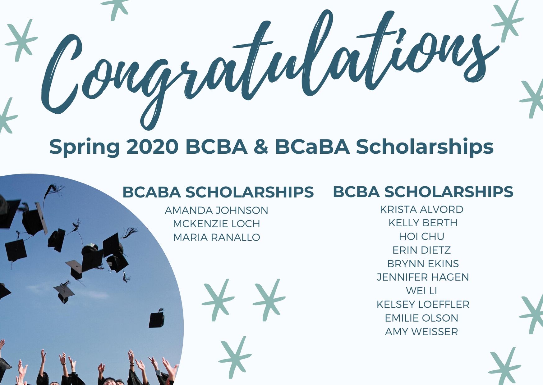 Spring 2020 BCBA BCaBA Scholarships